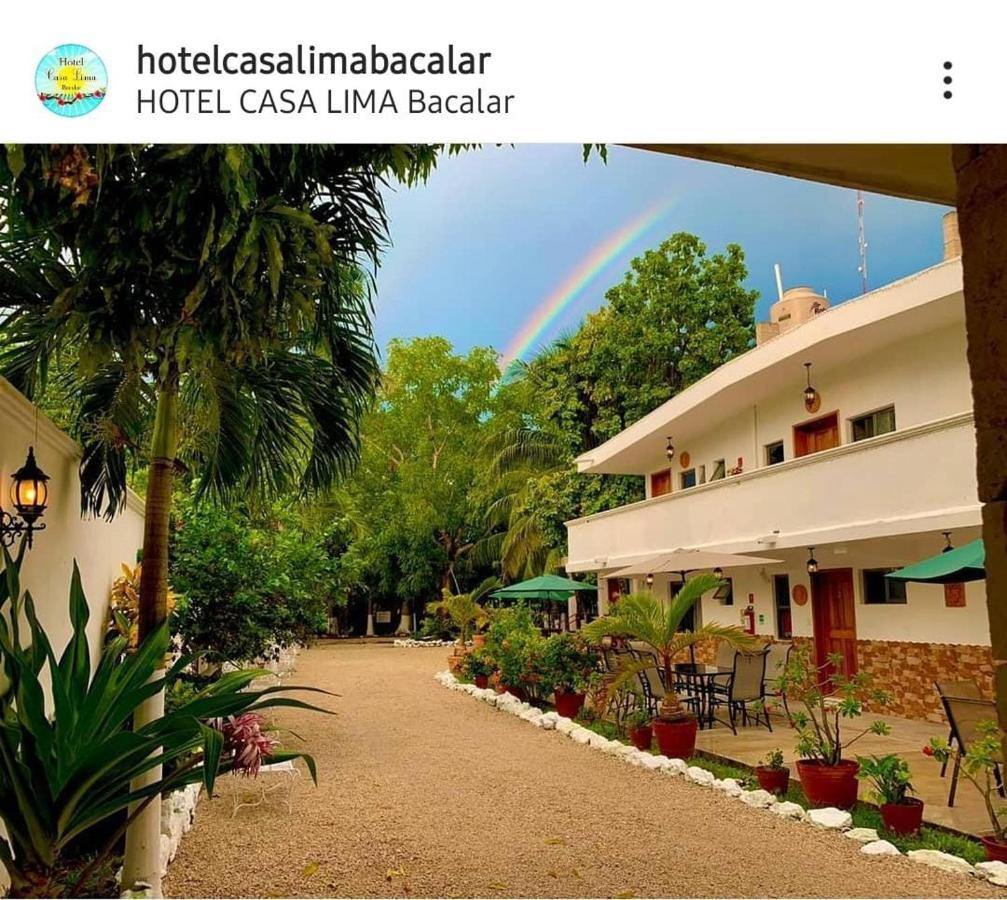 Hotel Casa Lima Bacalar Exterior foto