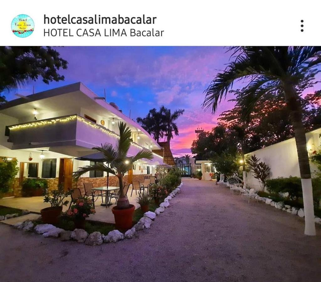 Hotel Casa Lima Bacalar Exterior foto
